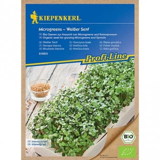 Mikro zaļumi BIO Microgreens Weißer Senf interface.image 6