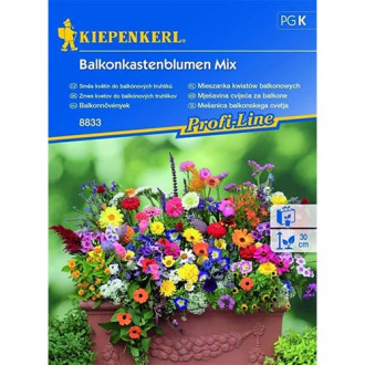 Puķu maisījums Blumenmischung Balkonkasten Pflegeleichte Sonnenkinder interface.image 1